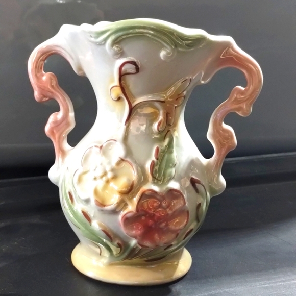 Made in Brazil ceramic pottery lustreware vase vintage vase lusterware - Picture 1 of 9